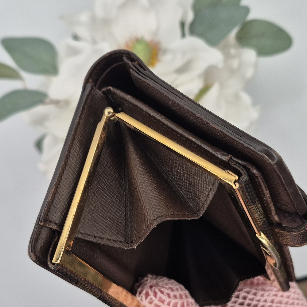 Authentic LOUIS VUITTON DAMIER Kisslock WALLET - Picture 5 of 15